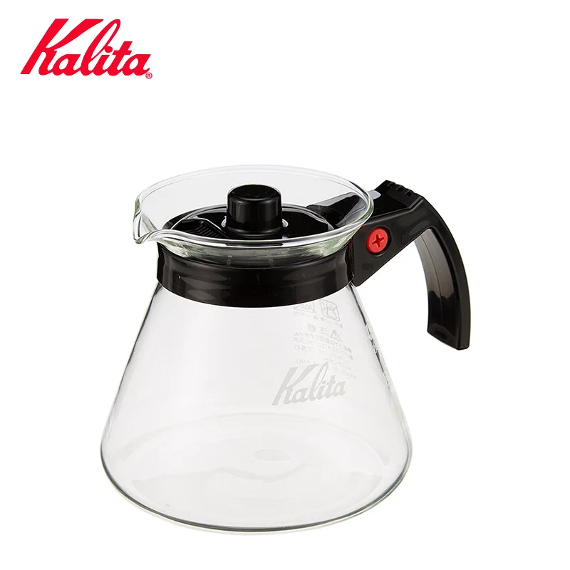 

Japan's Original KALITA Heat Resistant Glass Hand Brewed Coffee Sharing Pot, Cute Teapot, Lower Pot, 300ml, 500ml