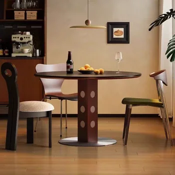Tavolo da pranzo estensibile in legno Organizzatore di lusso Design Cucina Tavolo da pranzo Ornamento Extensio Muebles Para El Hogar Mobili