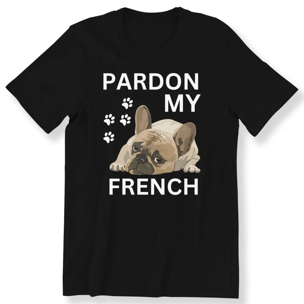 Новинка 2024, летняя футболка для мужчин и женщин, футболка высокого качества с изображением французского бульдога, подарок владельцу французского бульдога, Мужская футболка