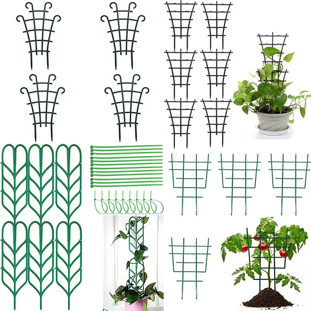 Plastic Plant Support Pile Frame Vines Garden Vines Climbing Stake Stand Flower Potted Rack Fixed Rod Greenhouse Arrangement New Plastic Plant Support Pile Frame Vines Garden Vines Climbing Stake Stand Flower Potted Rack Fixed Rod Greenhouse Arrangement New