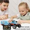 Mini RC Monster Truck 1:64 Scale All Terrain Off-Road Truck Toy 2.4Ghz Remote Control Adjustable Speed/Steering for Kids Gifts 4