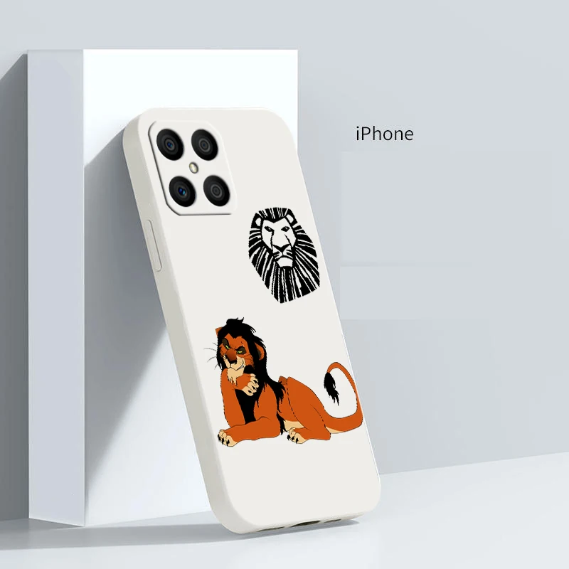 

Mickey Lion King Villain For Honoe X10 X9A X8A X8 A7A X7 X6S X6 Magic5 Lite Liquid Rope Silicone Soft Phone Case