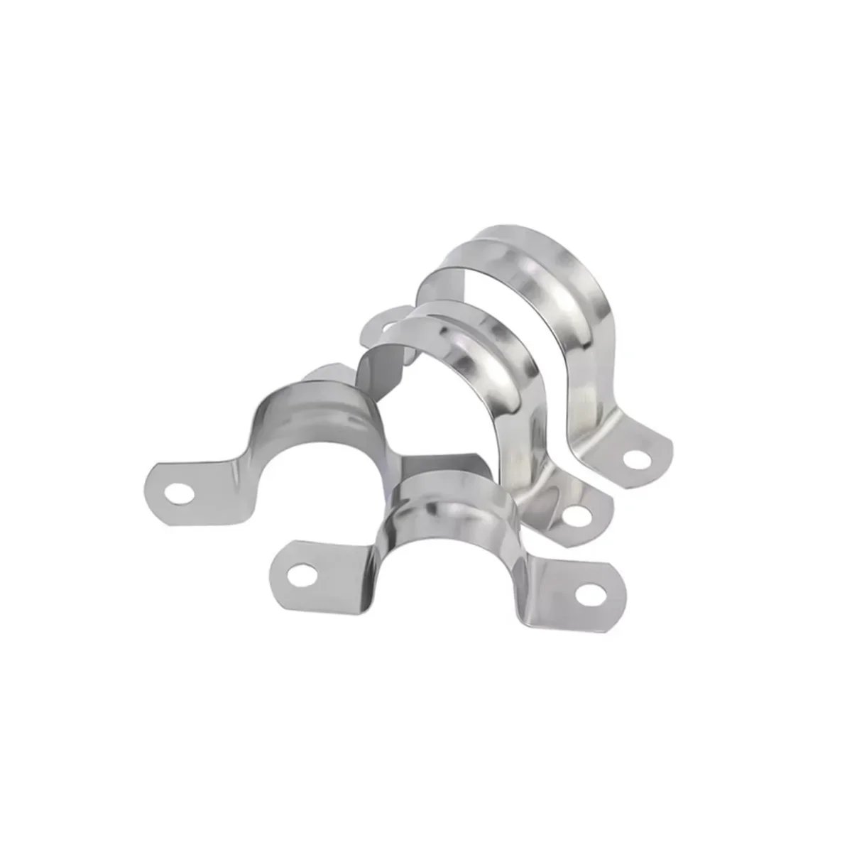 304 Stainless Steel Pipe Clamp Horseback Clamp / U-Shaped Pipe Clamp / Ohmic Pipe Clamp