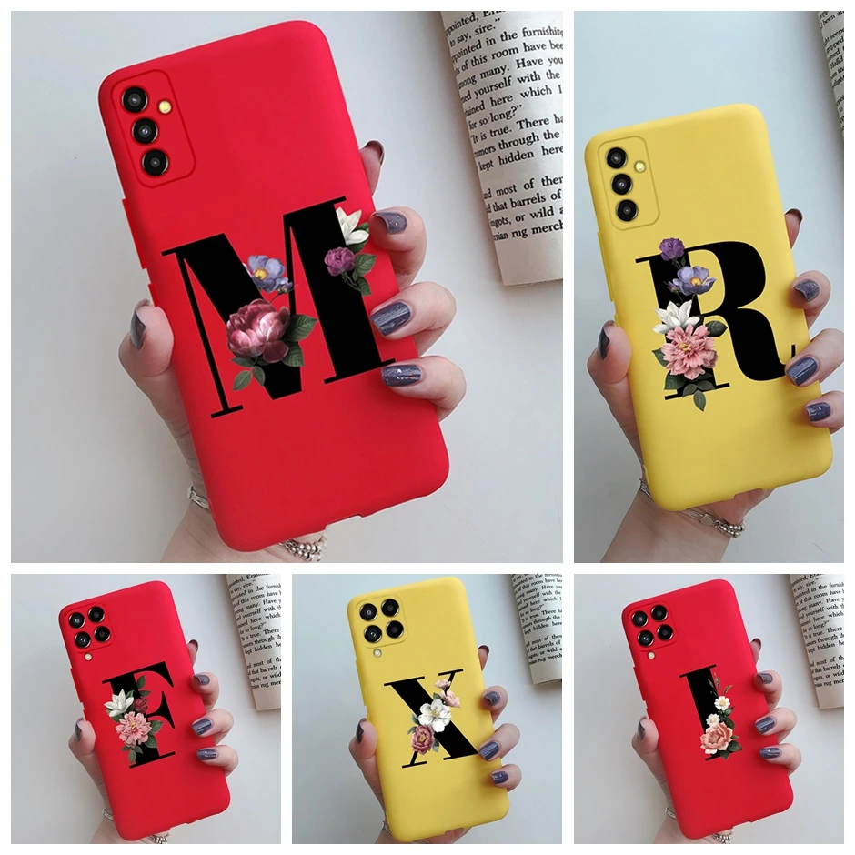 Custodia Per Telefono Per Samsung M13 Cover Letter Protection Case Per Samsung Galaxy M23 M53 Paraurti Per Samsung M33 Samsung M53 Fundas