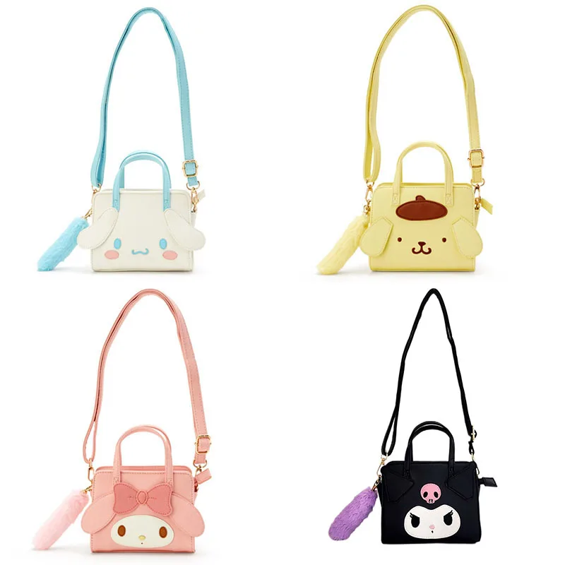 

Sanrio Handbag Cinnamoroll Mymelody Fashion Collection Kawaii Cartoon Side Backpack Inclined Shoulder Bag Hand In Hand Dual-Use