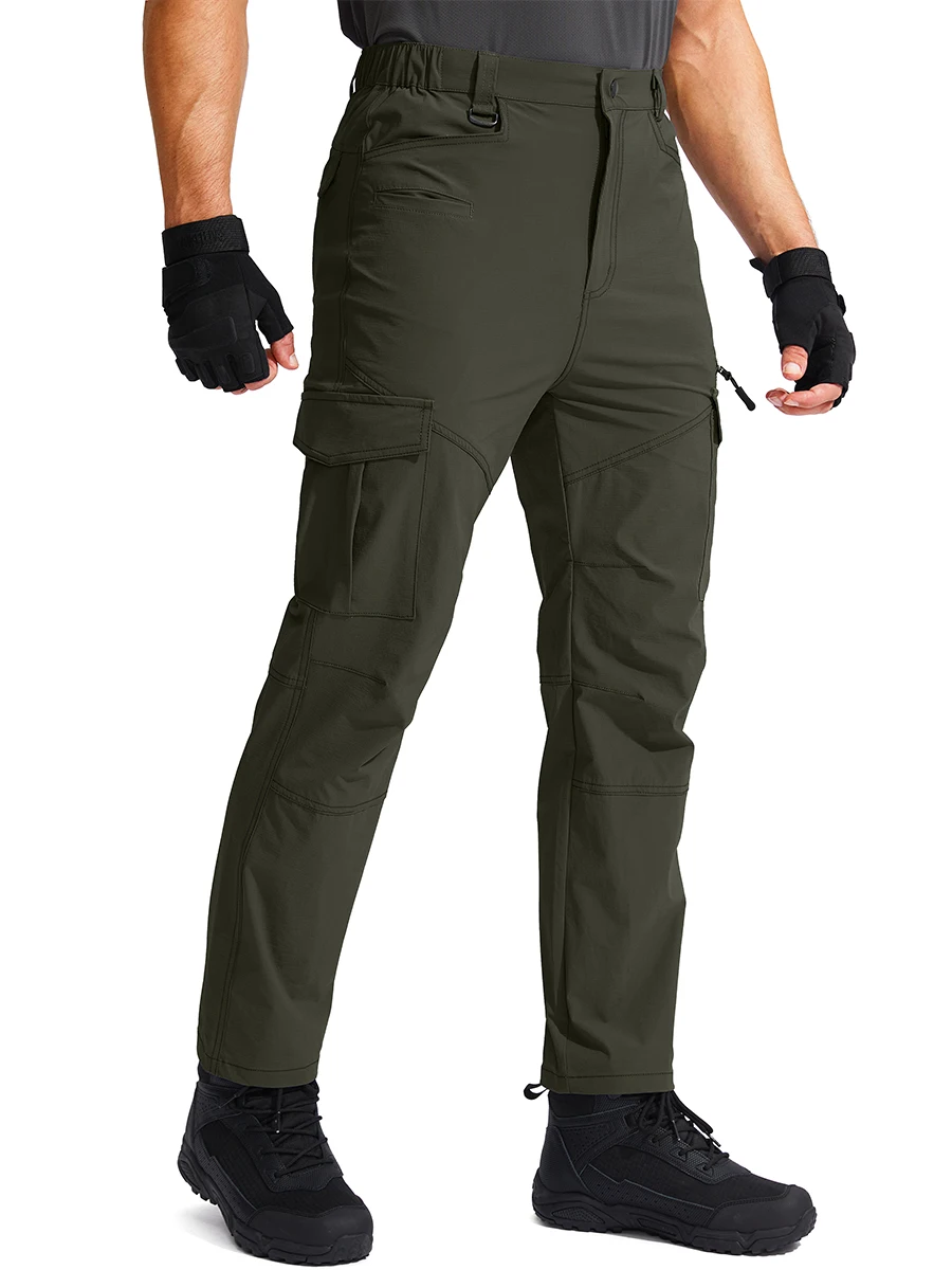 Pantalon de travail cargo de combat pour homme stretch hydrofuge