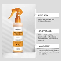 Spray et sérum à l'acide kojique et au curcuma, soin à la kératine, solution exfoliante et peeling, soin nourrissant et hydratant pour la peau, fermeté cutanée 2