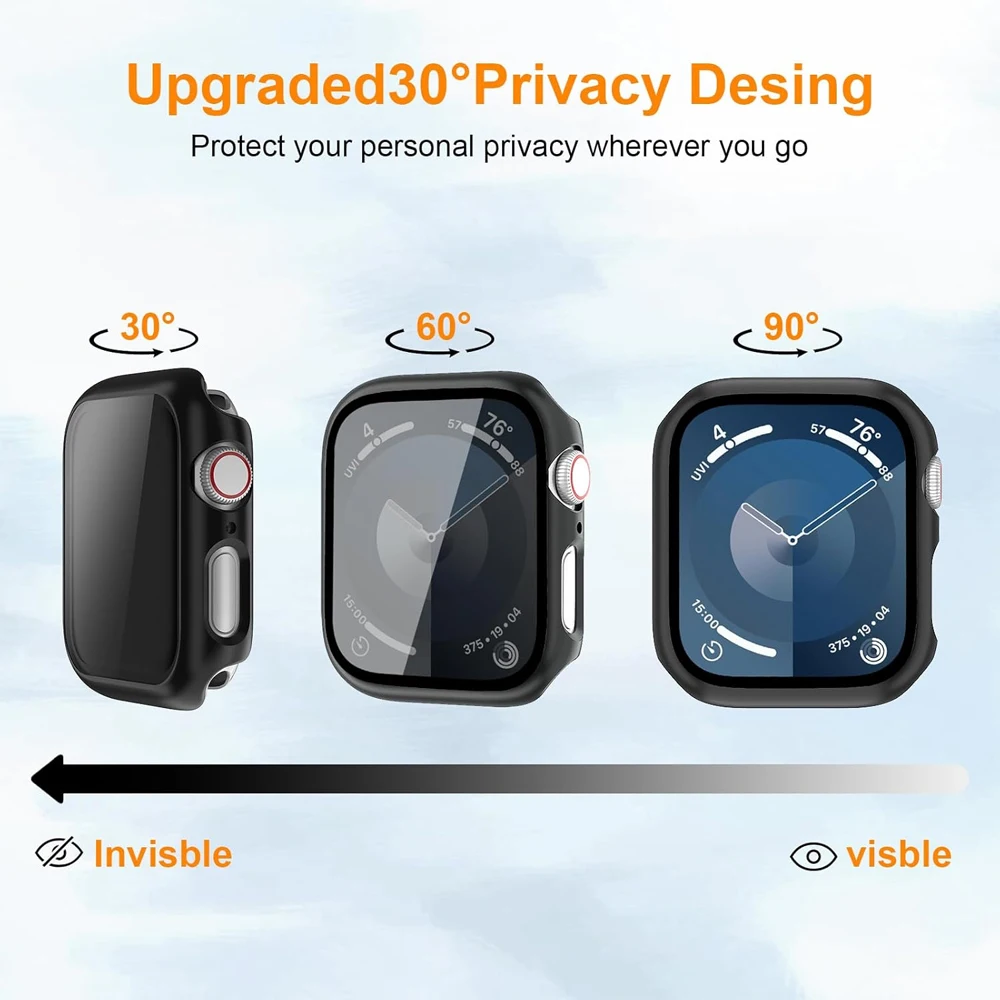 Enhanced Privacy Tempered Glass Protective Case