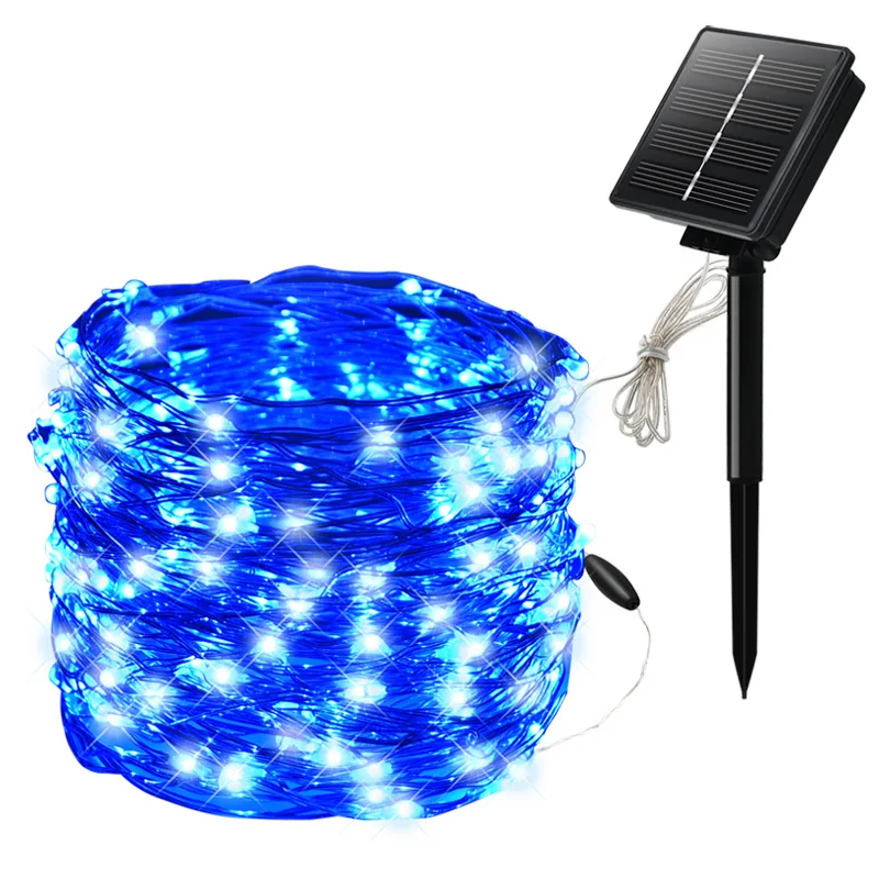 5/7/12/22/32M LED Solar Light Outdoor Waterproof Fairy Garland String Lights Christmas Party Garden Solar Lamp Wedding Decor solar street light Solar Lamps