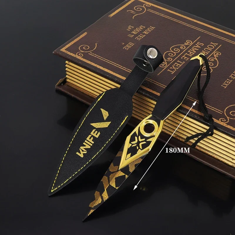 

Игрушечная модель оружия VALORANT Game Merch, чемпионы 2023 кунаи, 18 см (7,08 дюйма), металлическое лезвие, материал из цинкового сплава, неострый