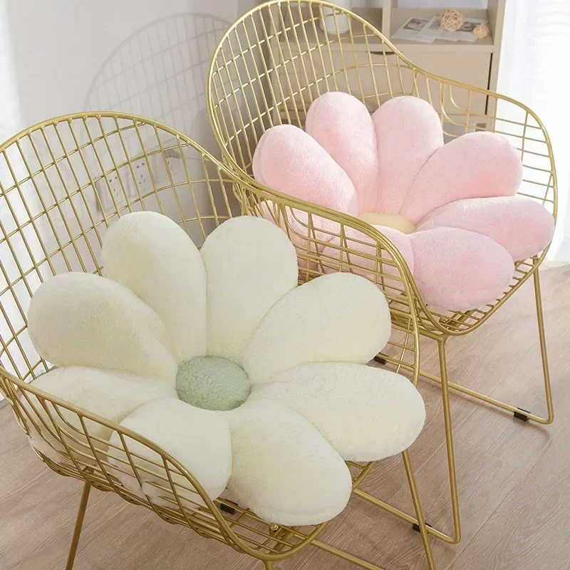 60/80CM 8-petal Chrysanthemum Pillow Bed Head Flower Petal Shaped Cushion Chair Sofa Cushion Cute Pillow Floor Cushion - Image 6