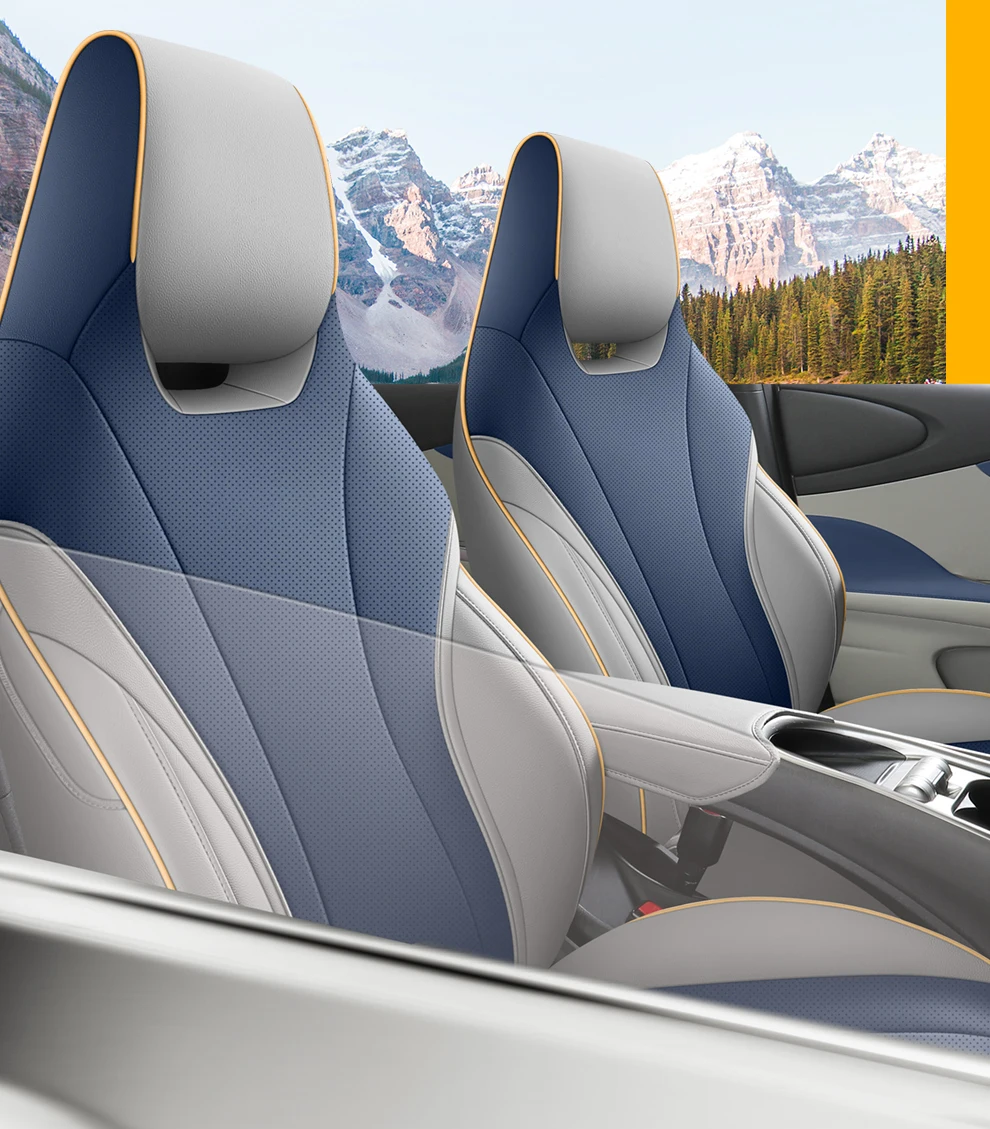 Custom Full Set Luxury Car Seat Covers For BYD Dolphin 2021 2022 2023 Auto Leather Interior Accessories Styling