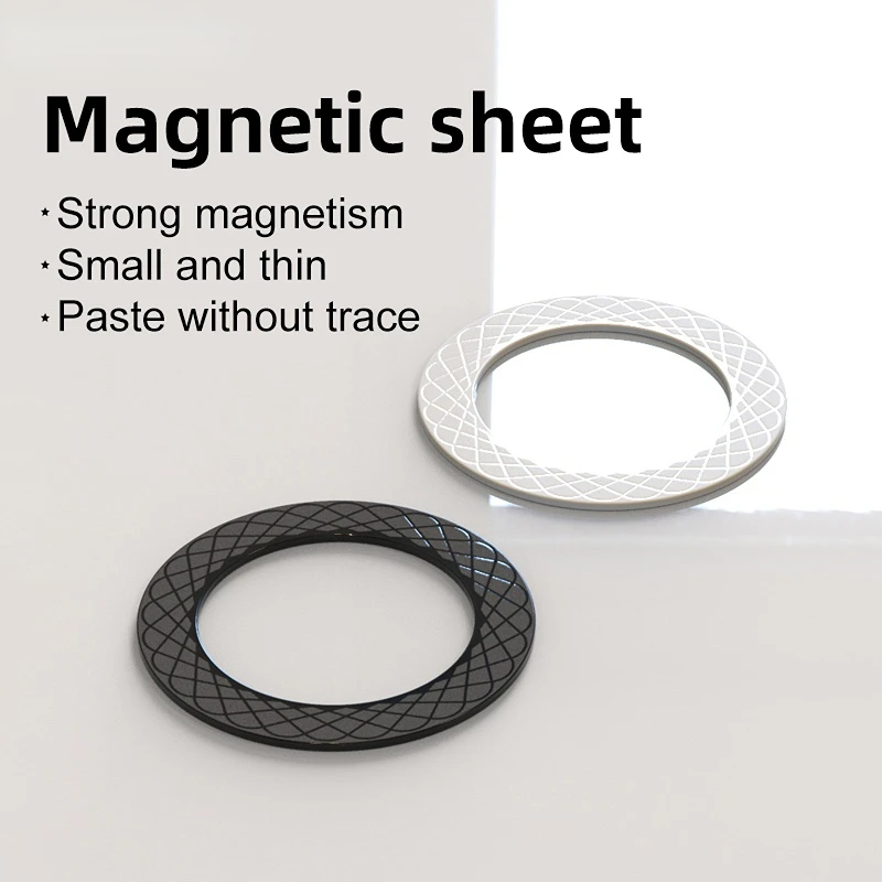 

Magnetic Metal Plate Ring For Magsafe Wireless Charger Iron Sheet Sticker Magnet Car Phone Holder For Apple iPhone 14 13 12