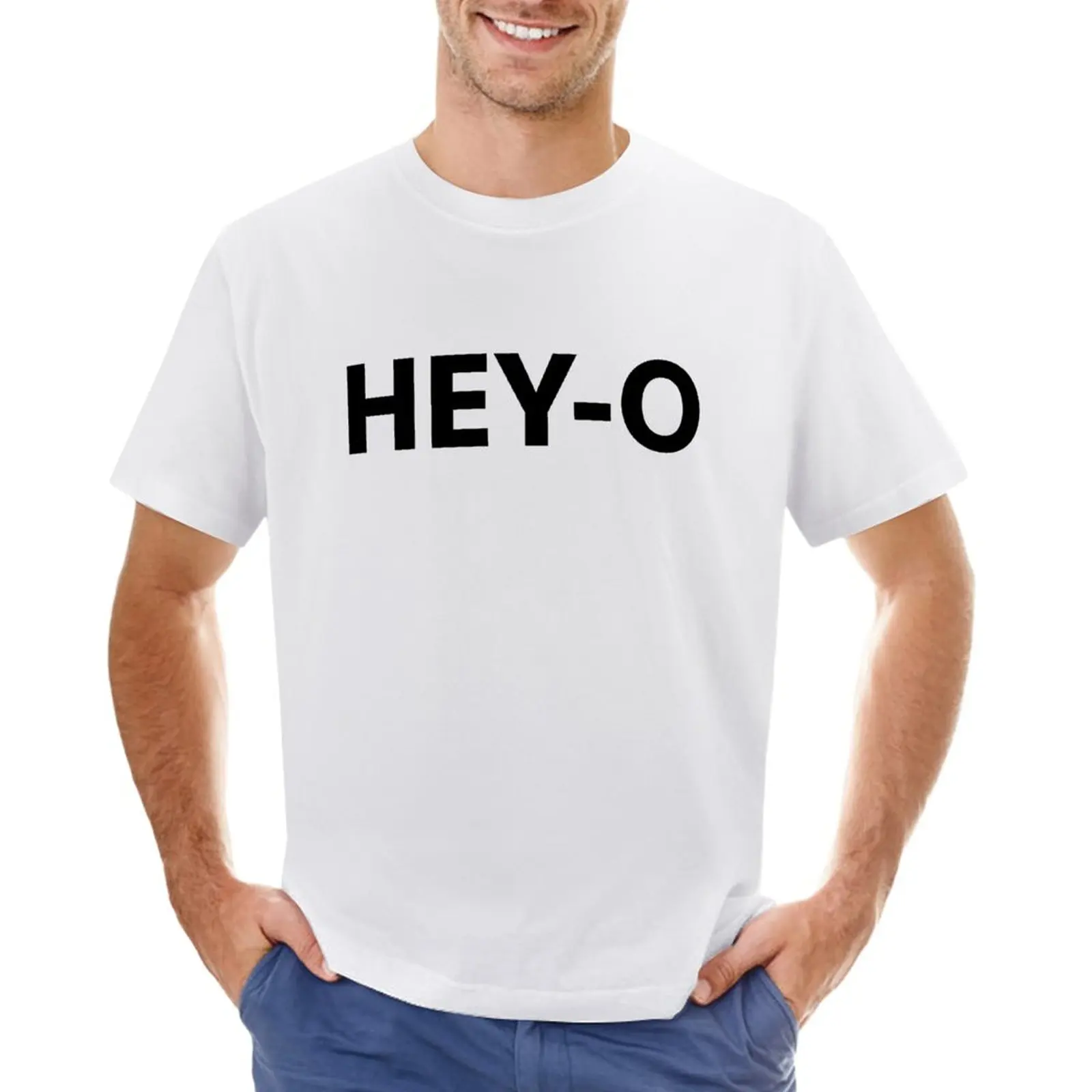 

HEY-O T-Shirt quick-drying graphics customs tees oversized t shirts for men