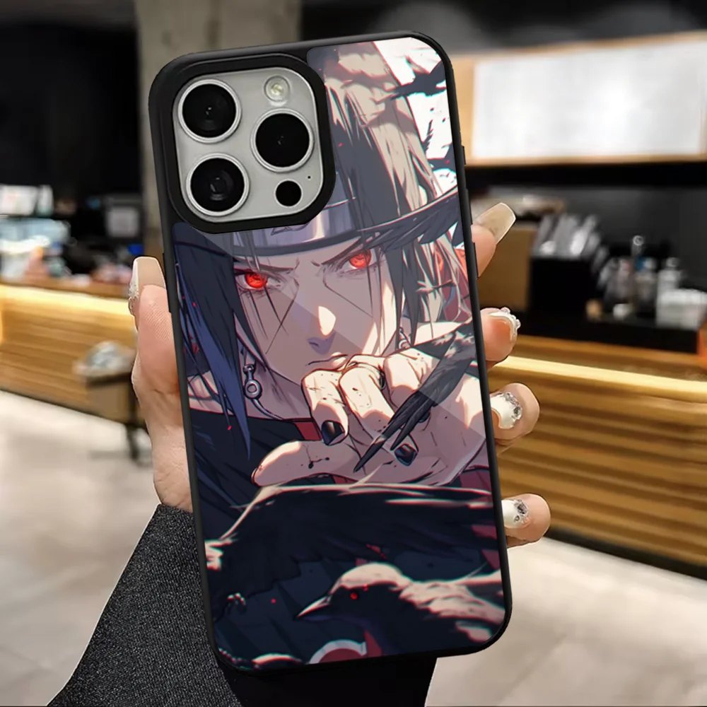 U-Uchiha-ES Anime Itachi Magnetic Wireless Charging Phone Case