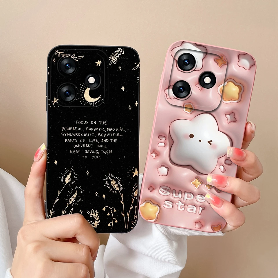 Cute Rabbit Panda Liquid Protective Anti-Fall Phone Case Shell