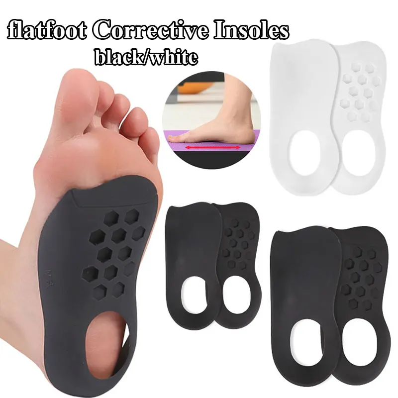 

Leg Orthotics Shoe Pads Support Insoles Feet 3D Comfortable Flat Feet Orthopedic Insoles Foot Pad