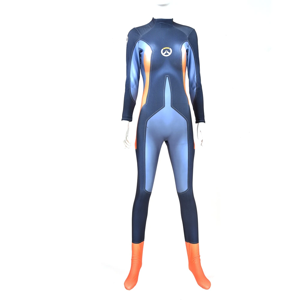 thumbnail image 1 of Mujer adultos niños d.va Cosplay disfraces superhéroe Zentai traje mono de noche de brujas, 1 of 5