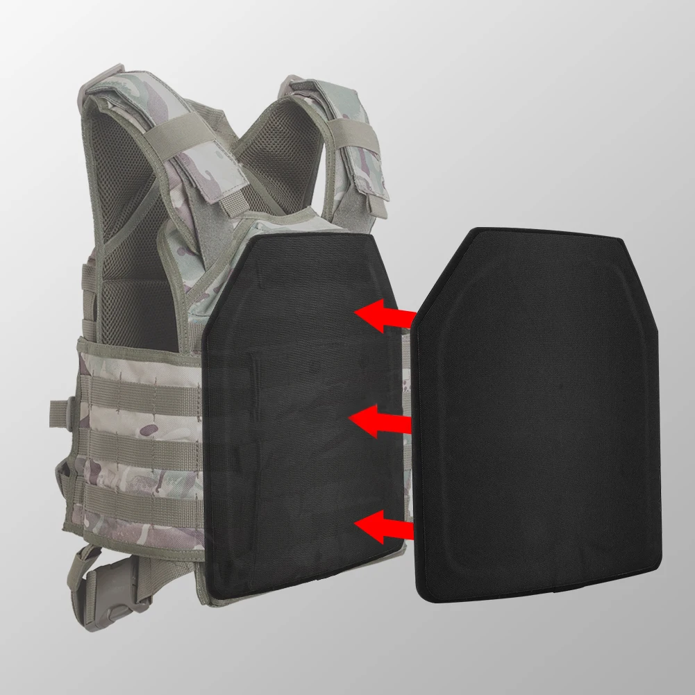 1PCS Heavy Duty Tactical Vest Protective Plates EVA/PE/Ceramic Anti-Stab Shock-Absorbing Inner Liner for Airsoft Plate Carrier ﻿