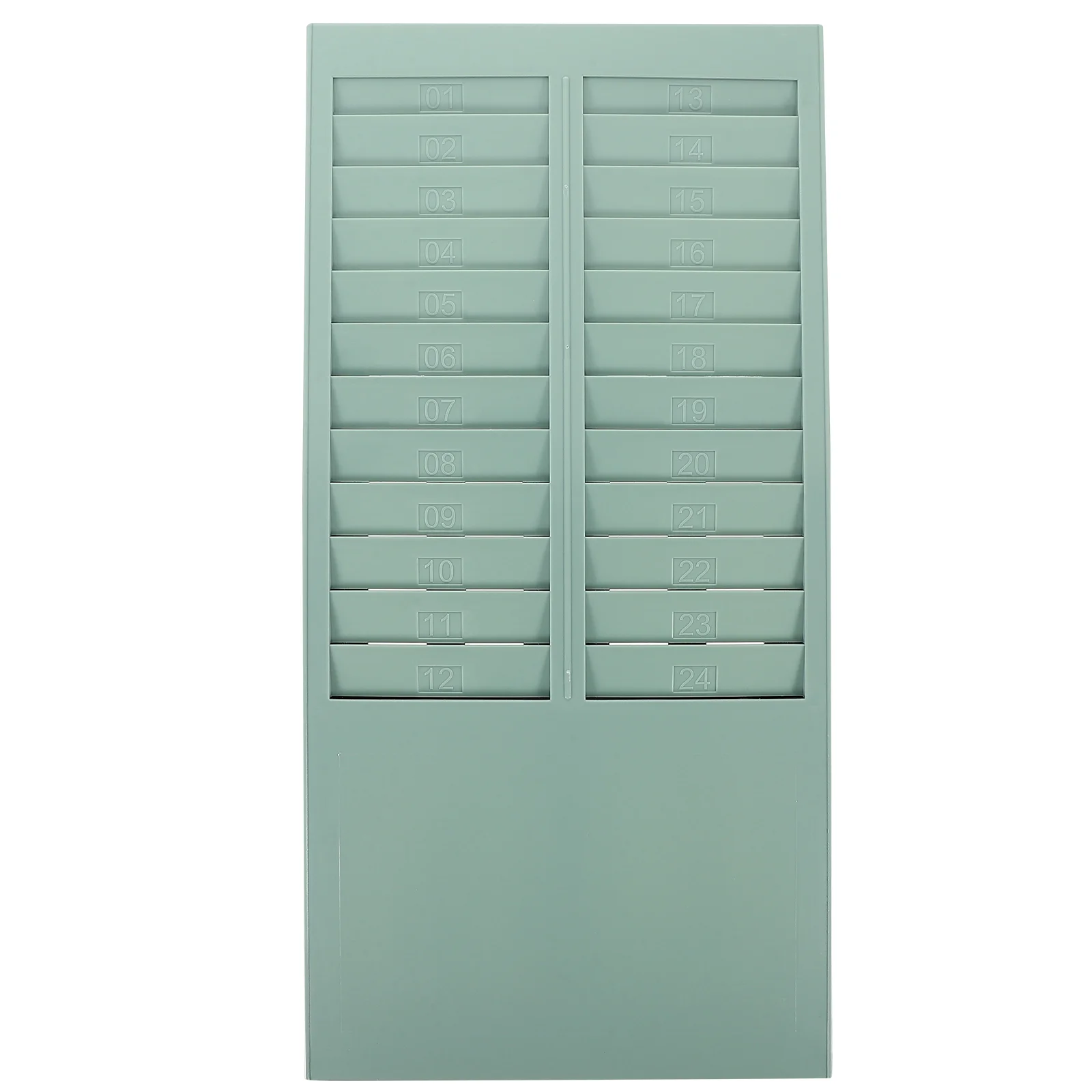 

1pc Rack 24 Slots Cards Holder Rack Display Stand Wall Mounted Cards Holder for Office