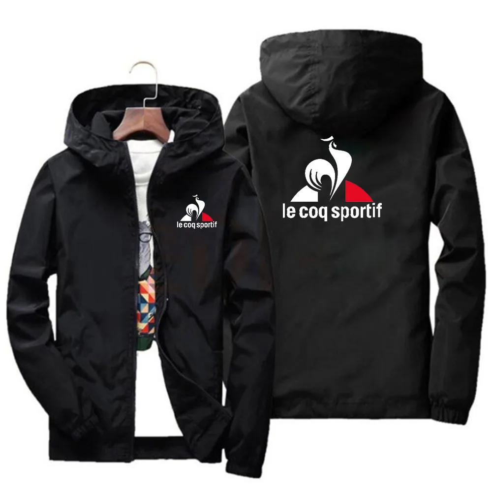 

Men's hooded zippered jacket, innovative for outdoor sports, leisure, camping, 2024