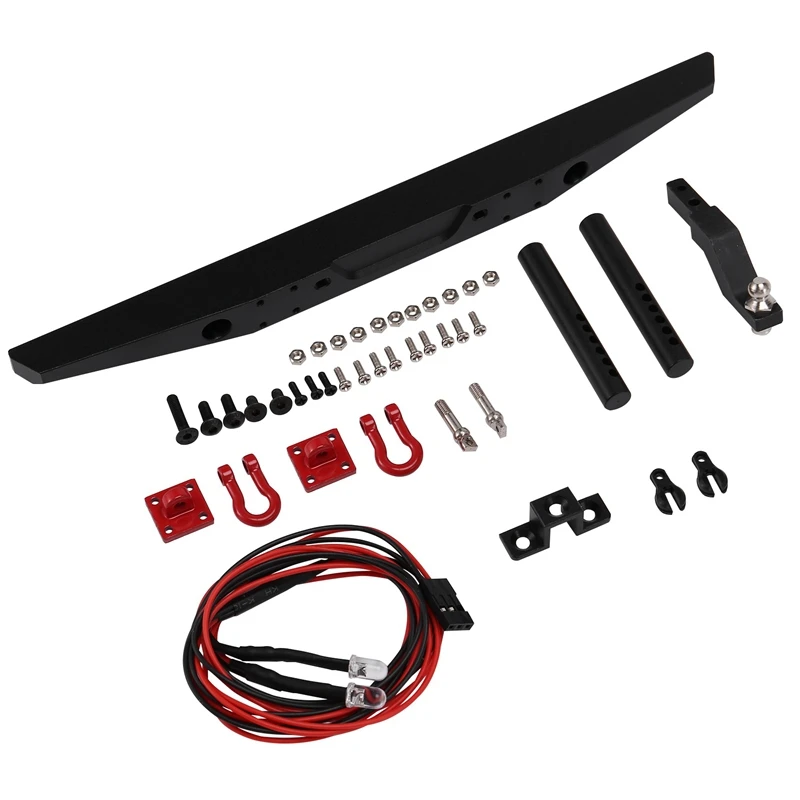 

Металлический задний бампер с Φ для Axial SCX10 и SCX10 II 90046 TRAXXAS TRX4 1/10 RC Crawler Car Upgrade Parts