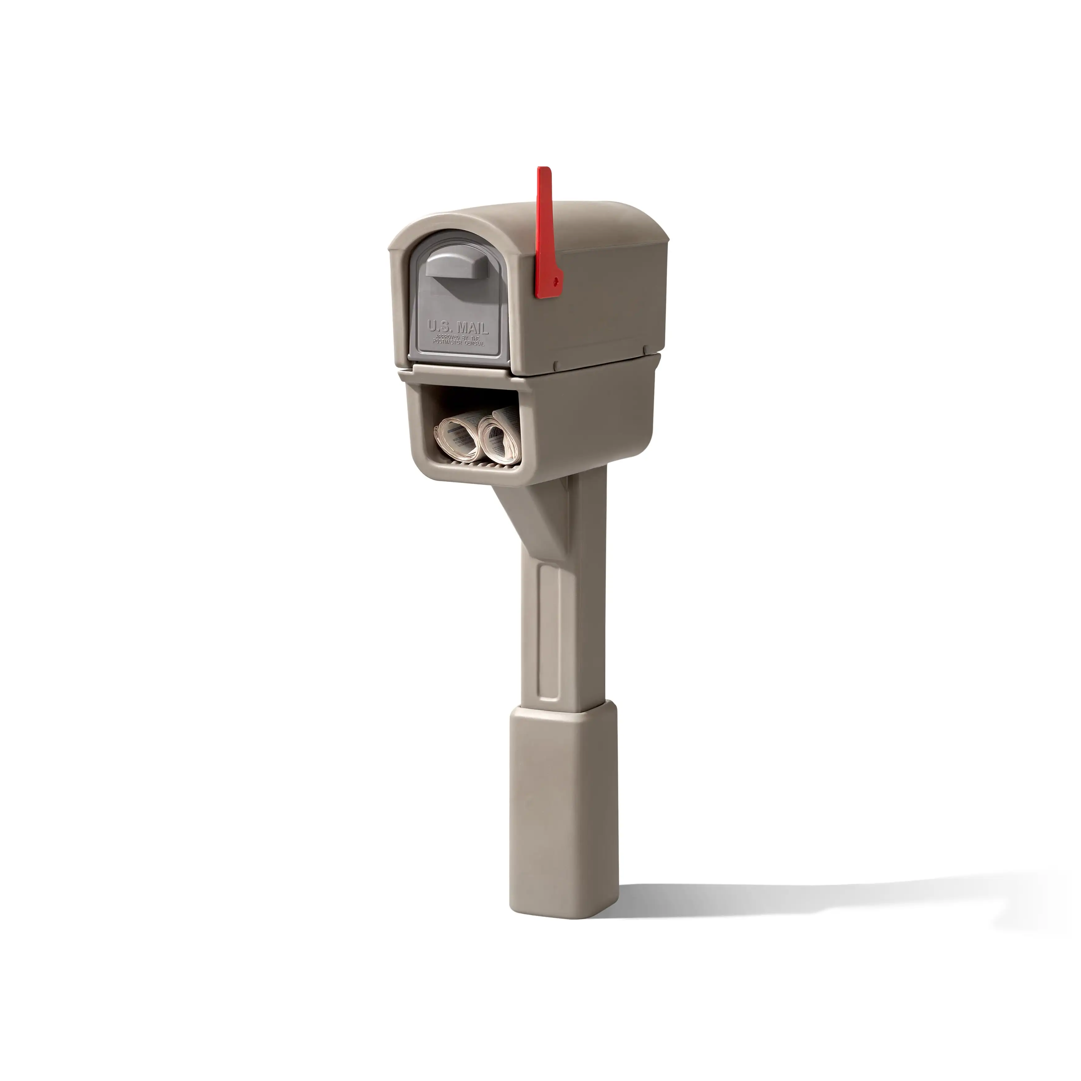 Express Plus Plastic Mailbox Mocha Finish 3