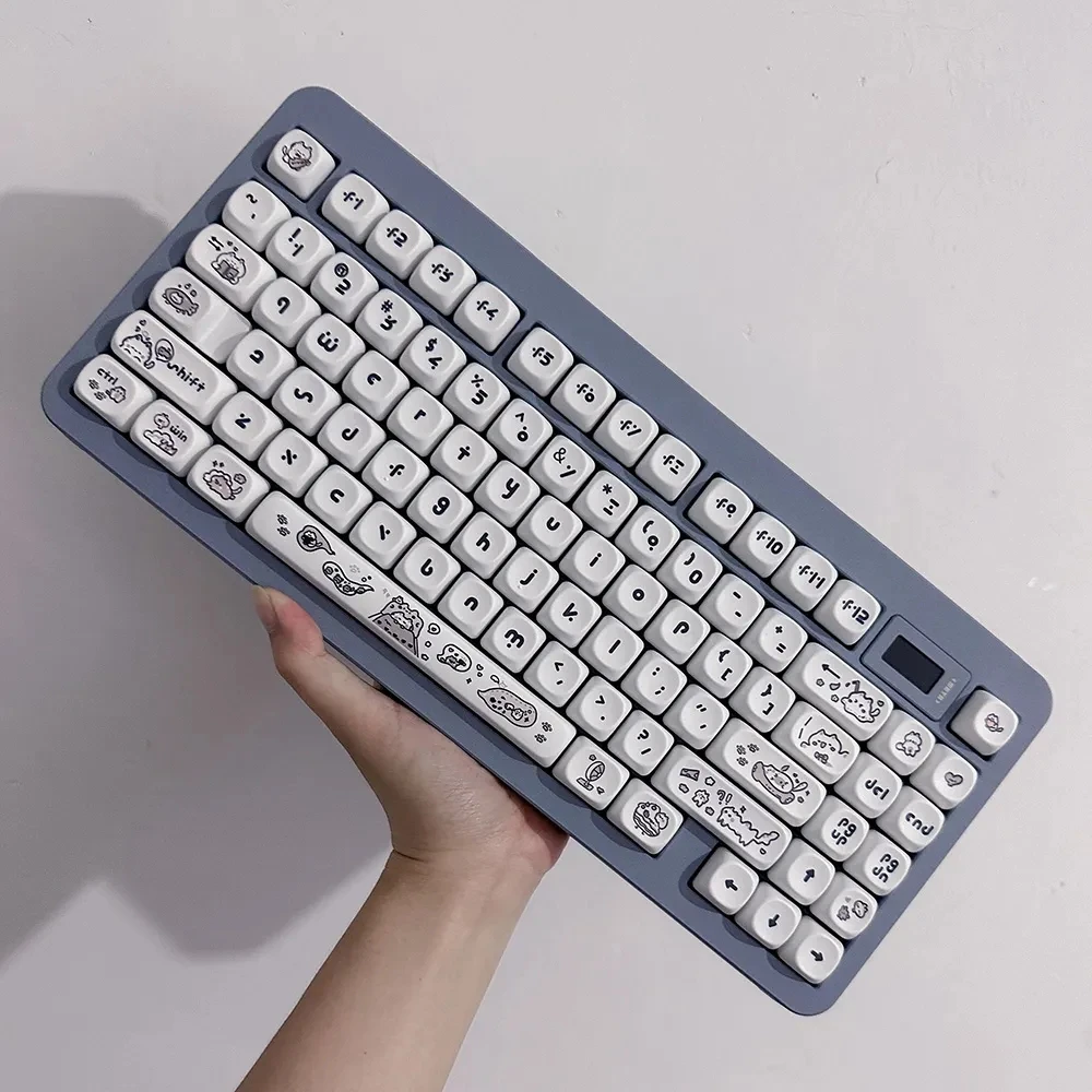 do gato, teclado mecânico, interruptor cereja 64,