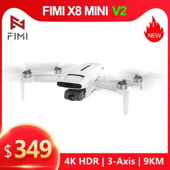 Original FIMI X8 MINI V2 Drone 4k HD 3-Axis Gimbal Camera 9km Transmission 266g Light Weight RC Quadcopter 2023 New 1