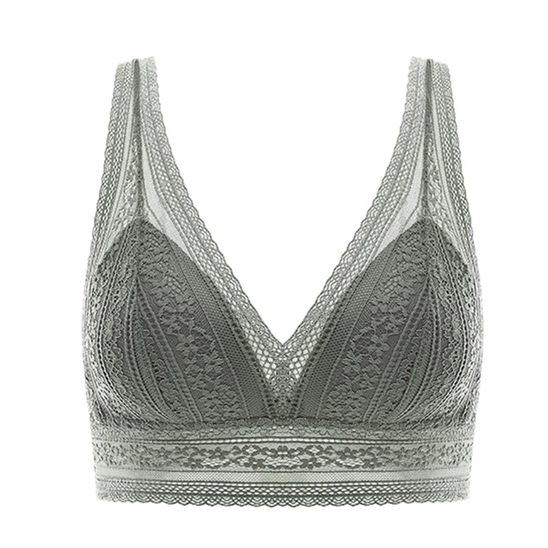 Women Wire Free Thin Bra Vest Adjustable Bra Lace Tube Top Seamless Brassiere Bras Girls Breathable Bralette sexy bra set