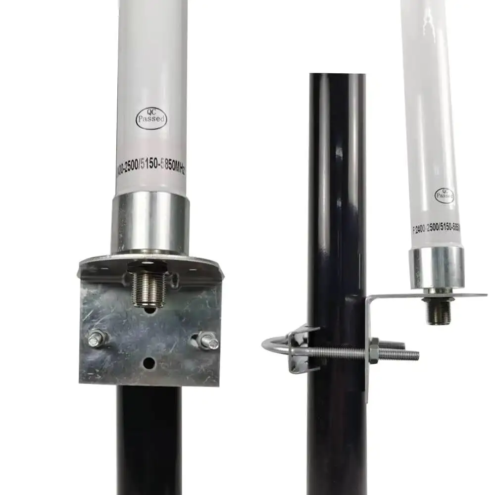 외부 원형 2.4G/5.8G 12dBi 안테나 (WiFi 6 확장기/AP/보안 카메라/라우터용)