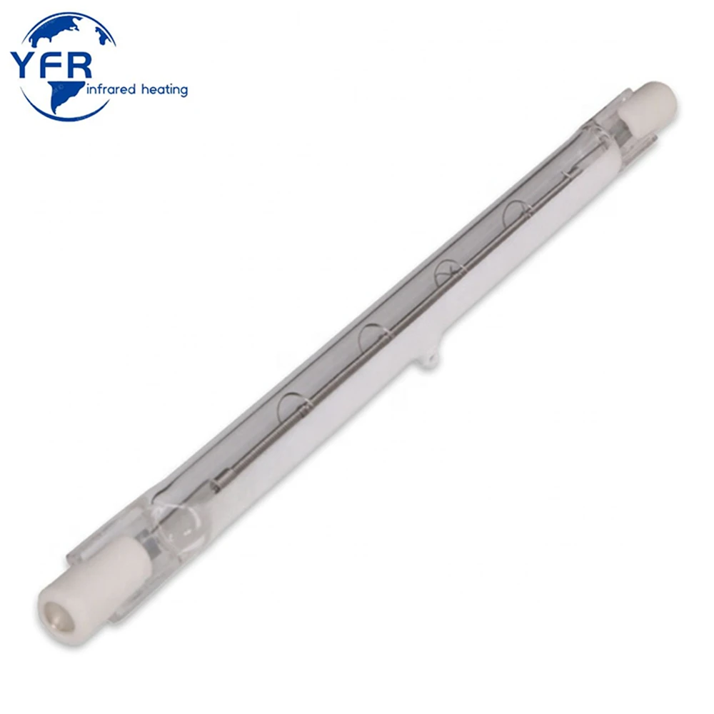 Infrared Heating Tube Pet Blowing Machine IR Lamp Clear Tube Republic Infrared Halogen Heat Heating 1500W IR Heater
