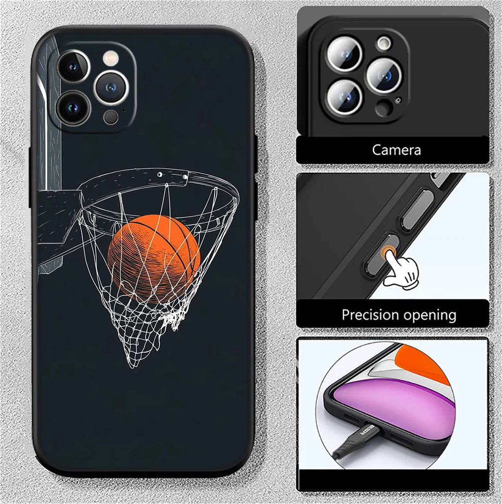 Dynamic Basketball Shoot Poster Phone Case
