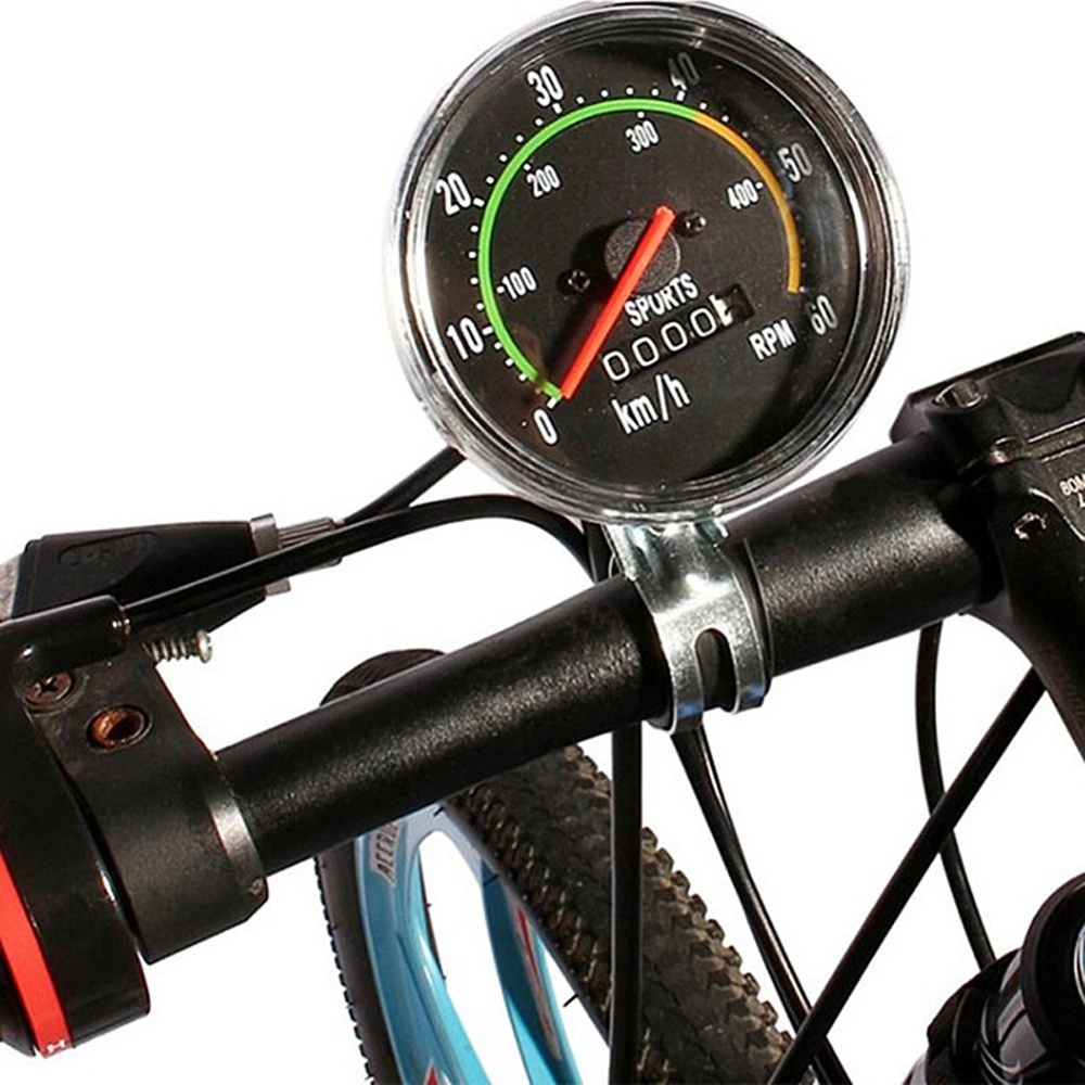 

Vintage Bicycle Universal Round Speedometer Pointer Mechanical Odometer for 26/28/29/27.5" Bicycles 8x8.5x2cm