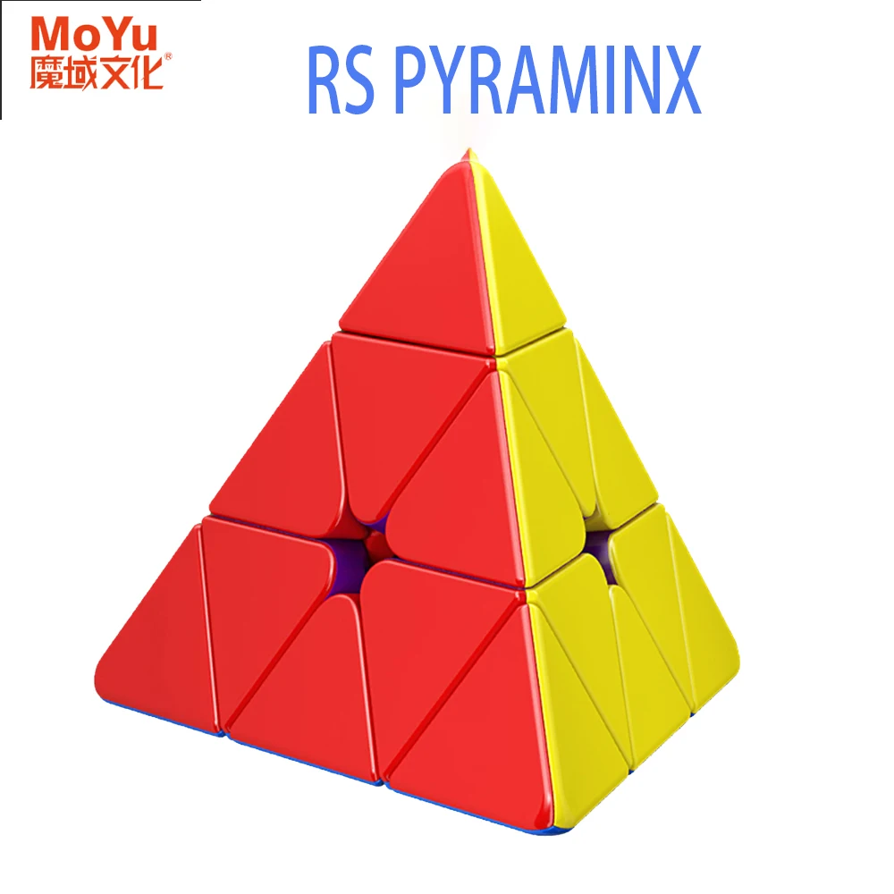 MOYU RS 시리즈 RS3M 2020 3X3 마그네틱 매직 스피드 큐브, RS2M 2X2 스티커리스 RS4M 4x4 피젯 장난감, RS 피라미드 스큐브 Cubo Magico