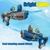 Summer Fully Automatic Electric Water Gun with Light Rechargeable Continuous Firing Party Game Kids Space Splashing Toy Boy Gift 3