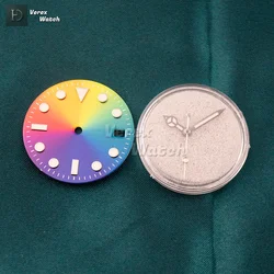 Green Luminous Gradient Watch Dial, 28.5mm (Dial hands)