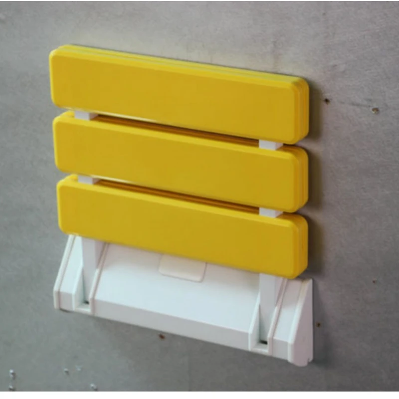 Wall-Mounted Folding Shower Seat Foldable Bath Stool for Toilet 2
