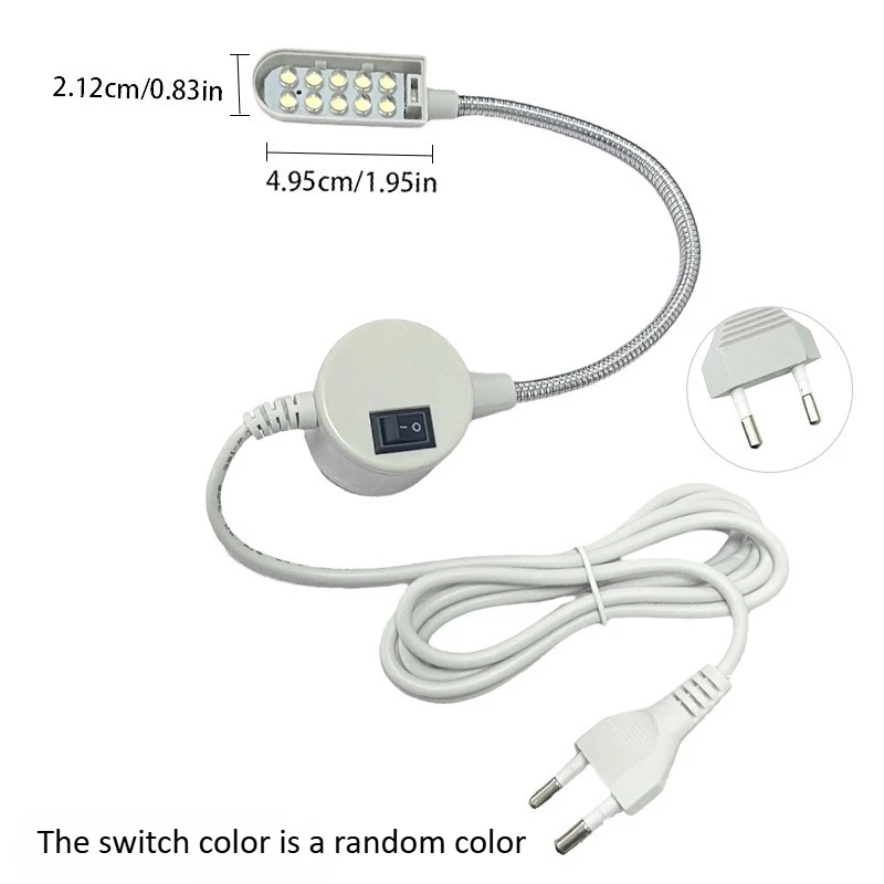 Portable LED Sewing Machine Light with Flexible Gooseneck