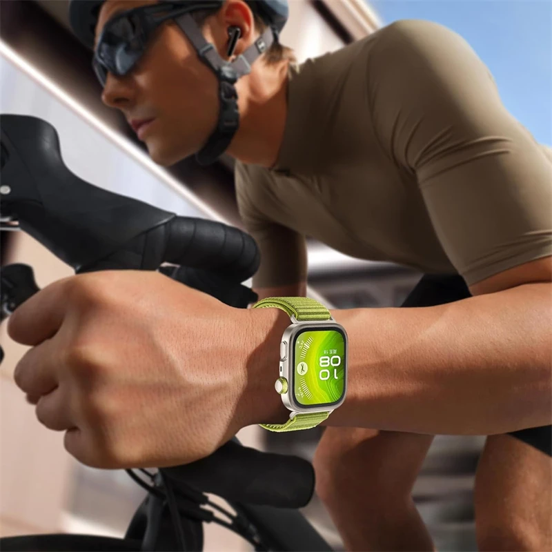 Official Braided Nylon Loop Strap - Comfortable & Breathable Band for Smartwatches