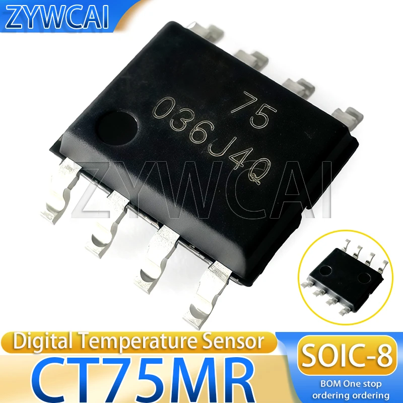 CT75MR SOP-8 75 5PCS S75 Steuerplatine/Lüfteranschluss/Temperatursensorchip