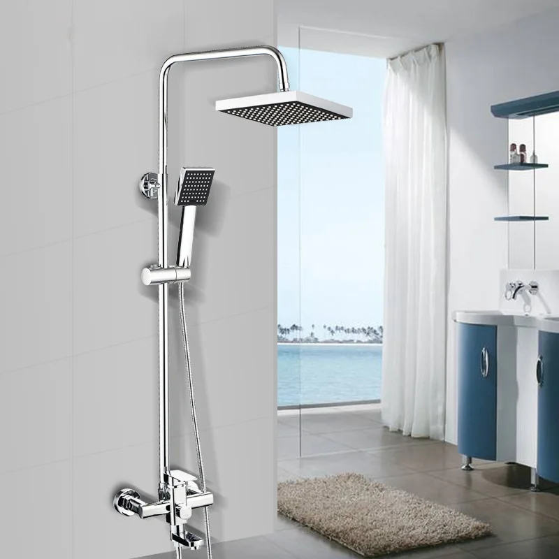 Copper Body Full Lift Top Spray Shower Head Quartet Three-speed Multi-function Set | Обустройство дома