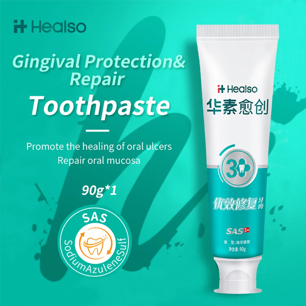 

Healso 90g Improving Gingival Bleeding Ocean Mint Type Toothpaste for Refreshes Breath Oral Gingival Health Care