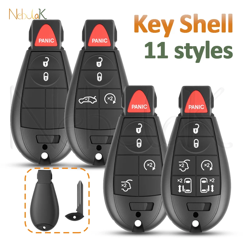 Carcasa de mando a distancia para Chrysler 300 Town & Country Jeep Dodge Ram Grand Caravan Cherokee Journey IYZ-C01C M3N5WY783X
