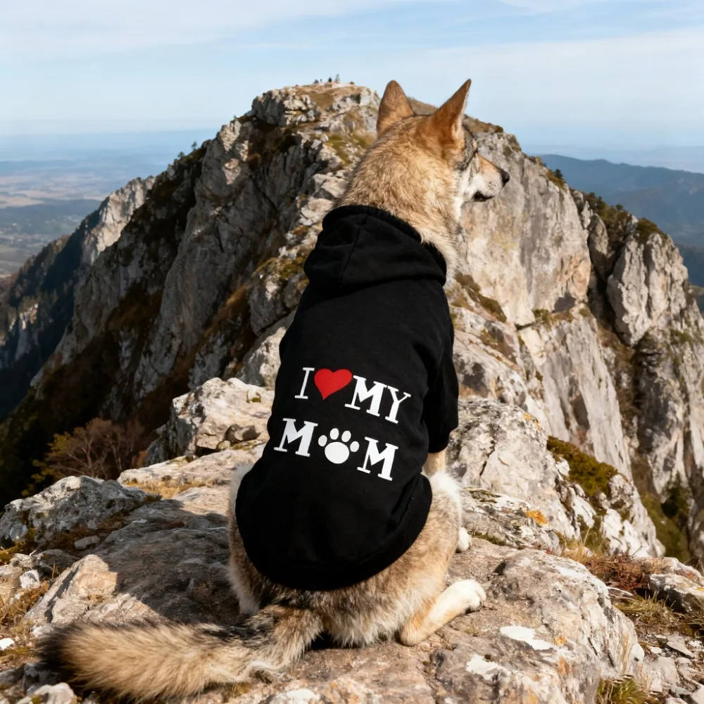 패셔너블한 애완동물용 고품질 후드 스웨트셔츠 |   소형, 중형 및 대형 고양이와 개에게 적합한 부드러운 사계절 착용 따뜻한 의류