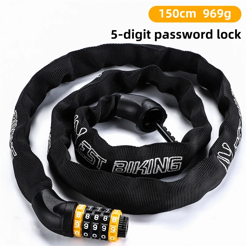 High-Security Portable Bike Chain Lock