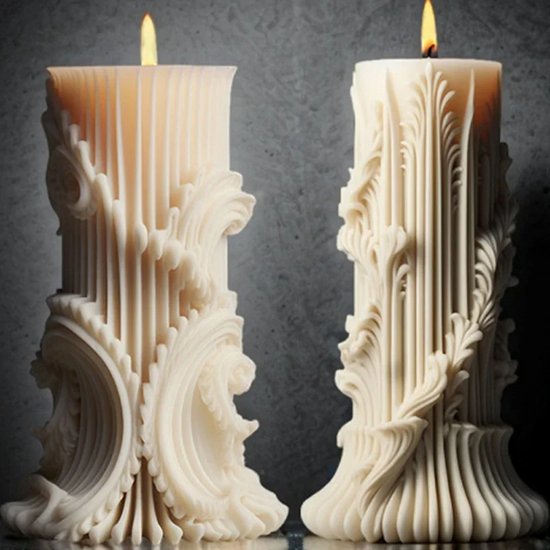 Minimalist Cylinder Candle Mold 3