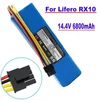 14.4V 6800mAh Original Rechargeable Li-ion Battery for Lifero Robot Vacuum Cleaner RX10 1