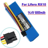 14.4V 6800mAh Original Rechargeable Li-ion Battery for Lifero Robot Vacuum Cleaner RX10 1