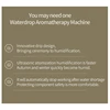 Raindrop Aromatherapy Air Humidifier Diffuser For Office Home Desktop Electric Essential Oil Aroma Diffuser US Plug 4
